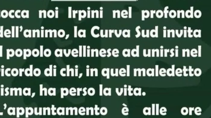 anniversario terremoto la curva sud chiama a raccolta venite davanti al duomo