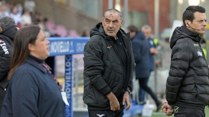 salernitana lazio 2 1 sarri recrimina gyomber andava espulso