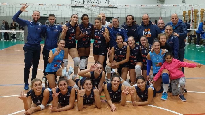 volley b1 la luvo barattolo arzano travolge marsala