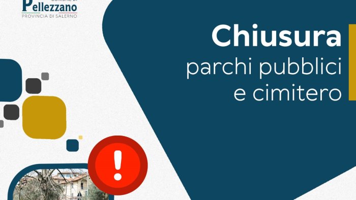 maltempo chiusura ad horas di parchi pubblici e del cimitero di pellezzano