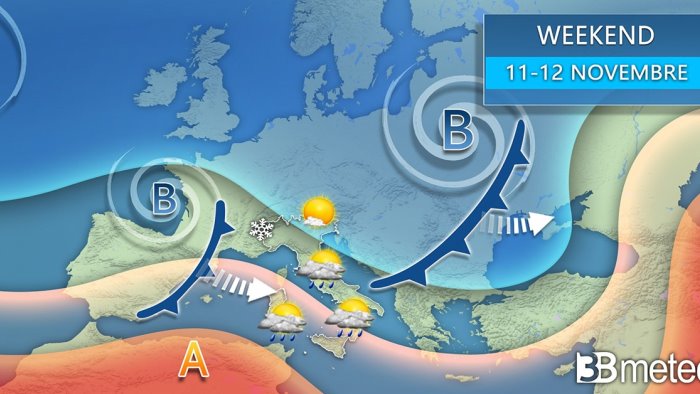 perturbazioni no stop ancora maltempo fino al week end