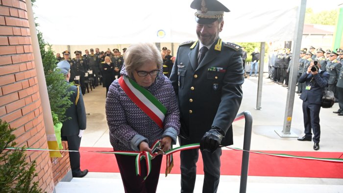 sant angelo dei lombardi inaugurata la stazione soccorso alpino della finanza