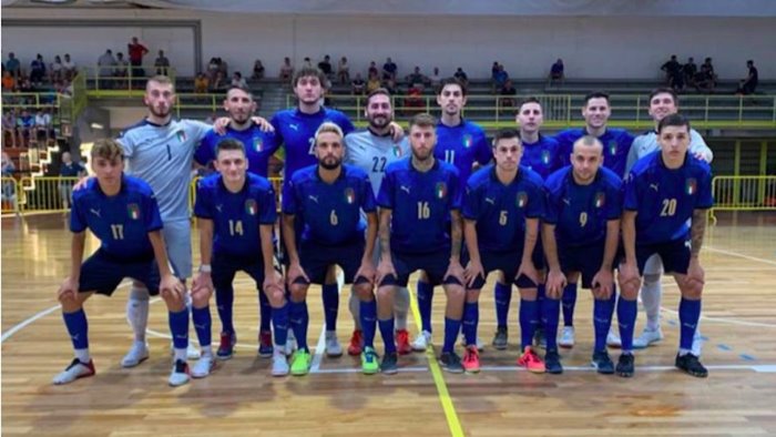 la nazionale di calcio a 5 arriva a benevento