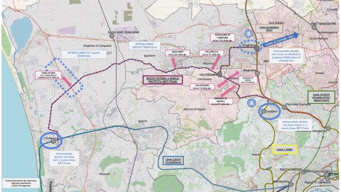 mobilita sostenibile gronde a nord di napoli via alla fase di progettazione