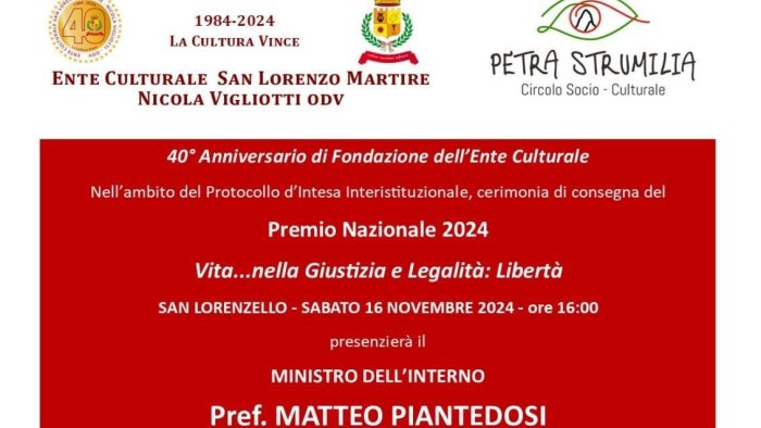 memoria legalita prima edizione del premio nazionale legalita e giustizia