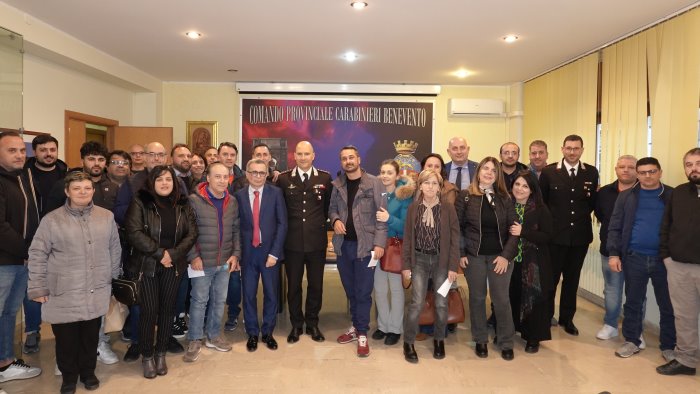 sicurezza incontro carabinieri e la federazione italiana dei tabaccai foto