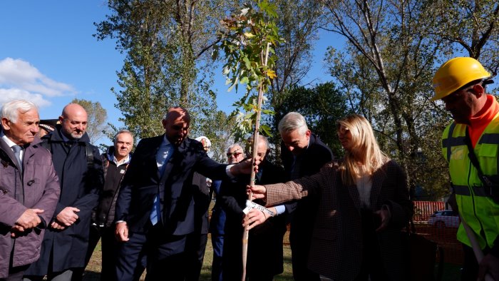 san giorgio a cremano inaugurato il cantiere del grande parco urbano