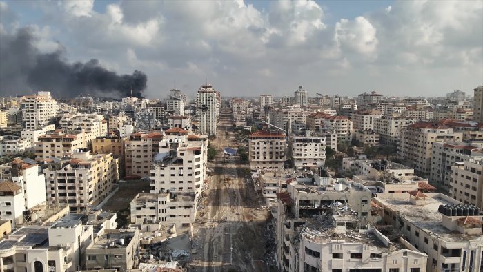 gaza strage di disabili dopo bombardamento di israele nel nord della striscia