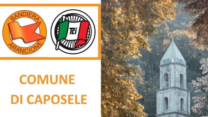 caposele bandiera arancione touring club italiano per i comune irpino