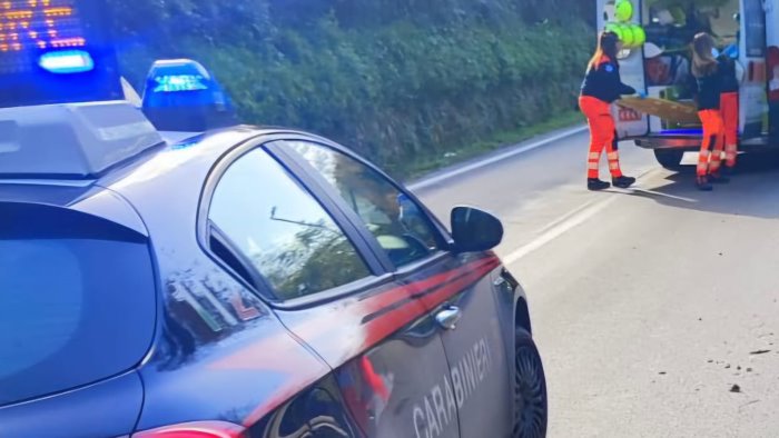 schianto con la moto al passo di mirabella non ce l ha fatta il 18enne