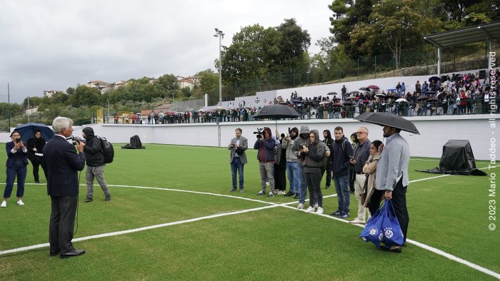 benevento settimana di allenamenti sul sintetico