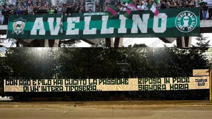 addio alla signora maria storica tifosa dell avellino e sarta della curva sud