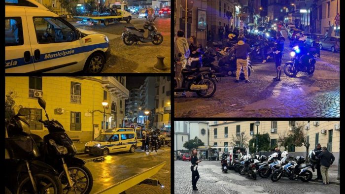 napoli parcheggiatori abusivi e sosta selvaggia controlli a tappeto dei vigili