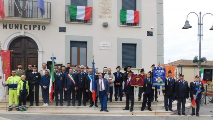 san leucio ha celebrato l unita nazionale e forze armate