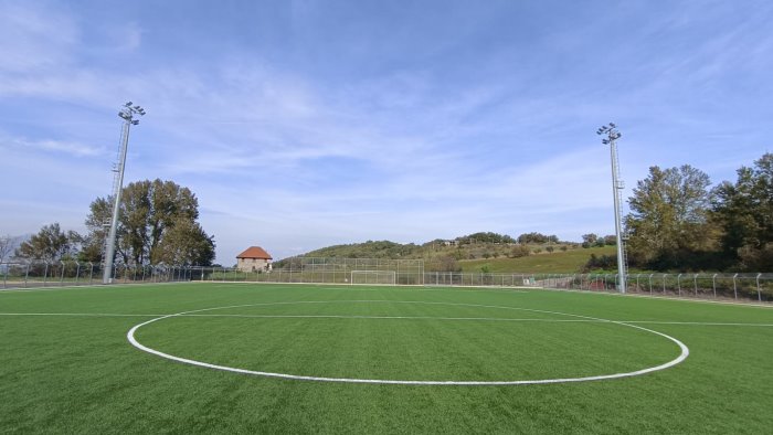 apollosa mercoledi l inaugurazione del campo sportivo