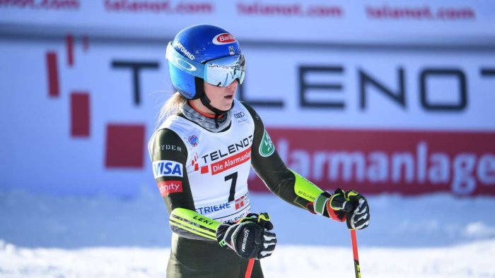 shiffrin vince il gigante di courchevel