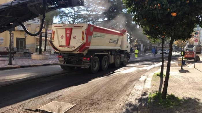 battipaglia partiti i lavori sulle strade cittadine