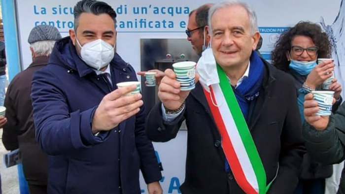 roccapiemonte inaugurata la casa dell acqua