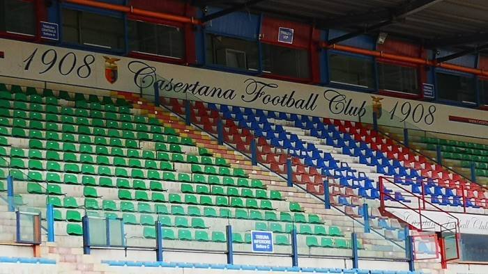 casertana positivi due dei calciatori in campo ieri