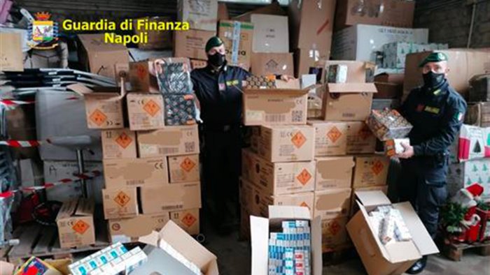 sequestrati piu di 800 chili di botti illegali