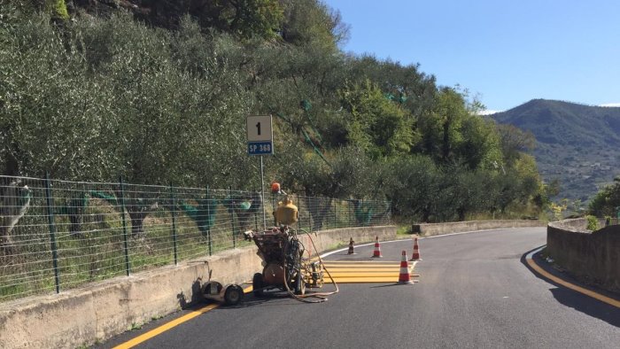 giffoni valle piana conclusi i lavori sulla provinciale 368