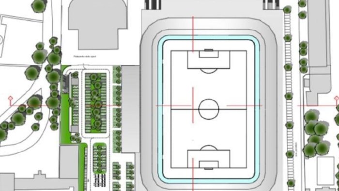 casertana completato il progetto per il nuovo stadio