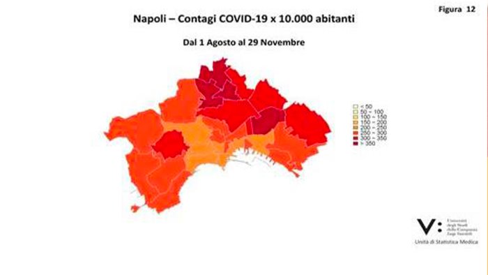 napoli in citta la mortalita covid e doppia