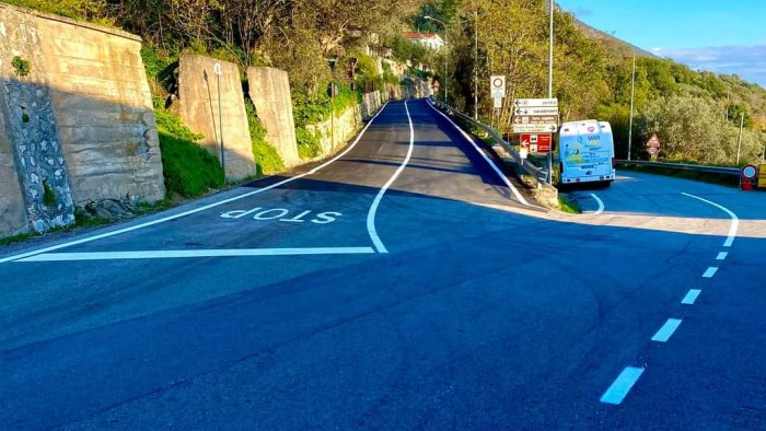 strade conclusi i lavori sulla sp248 a castelcivita