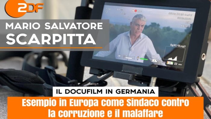 sindaco di camerota scelto come esempio di buona politica da una tv tedesca