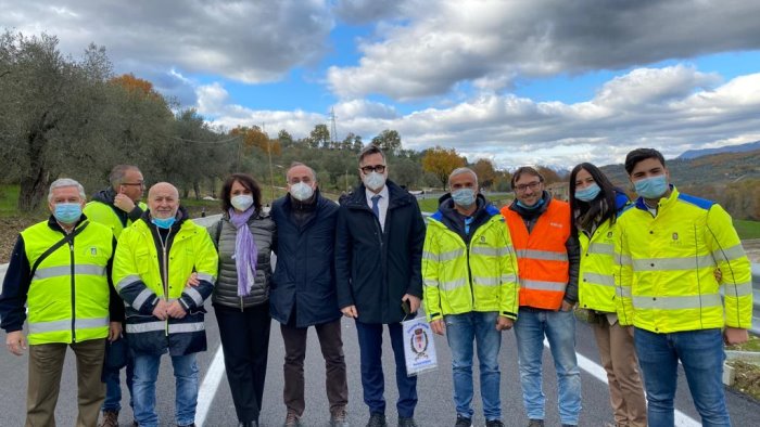 auletta riaperto al transito il tratto della strada statale 19 delle calabrie