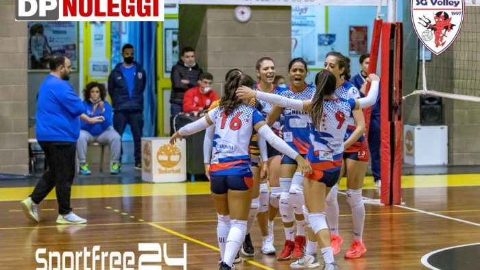 la dp noleggi sg volley perde solo al tiebreak il big match di torre annunziata