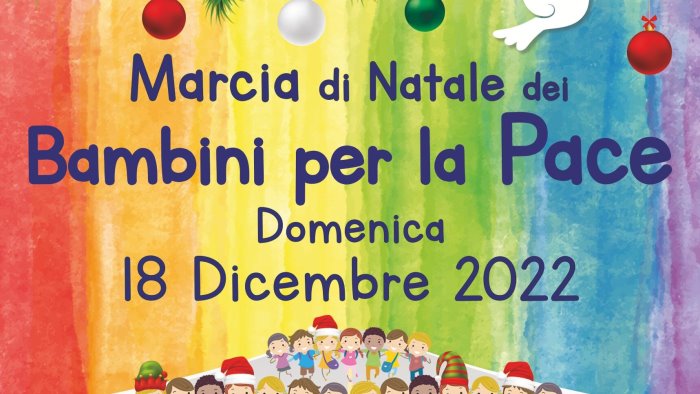 massa lubrense domenica bambini in corteo per chiedere la pace nel mondo