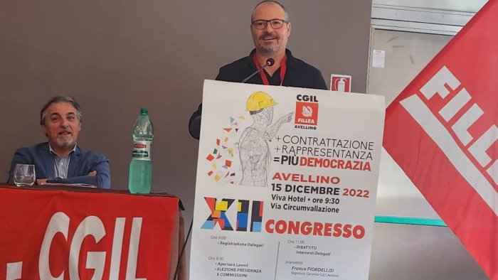 fillea cgil avellino benevento massimo graziano e il nuovo segretario