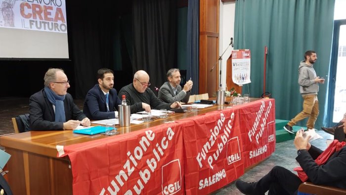 antonio capezzuto riconfermato alla guida della fp cgil salerno