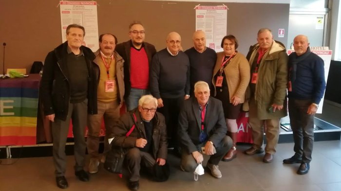 congresso spi cgil avellino meninno riconfermato segretario