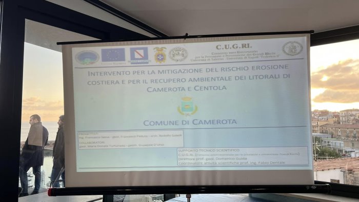 presentato a camerota il progetto per contrastare l erosione costiera