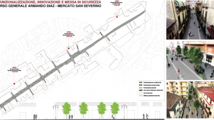 restyling corso diaz di mercato san severino al via la gara per i lavori