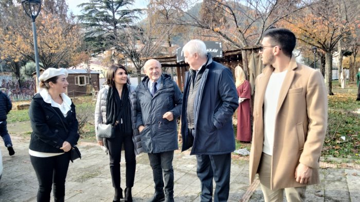 presepe del ciliegio a baronissi parte il gemellaggio con vallefoglia