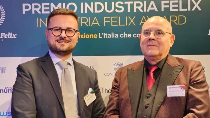 a luigi snichelotto il premio nazionale industria felix l italia che compete