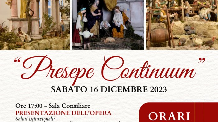 sant agnello si inaugura il presepe continuum con vincenzo nicolella