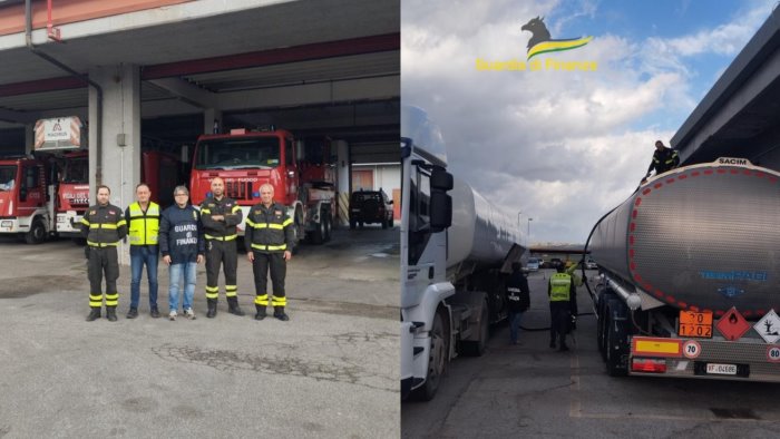 avellino finanza e agenzia dei monopoli donano carburante ai vigili del fuoco