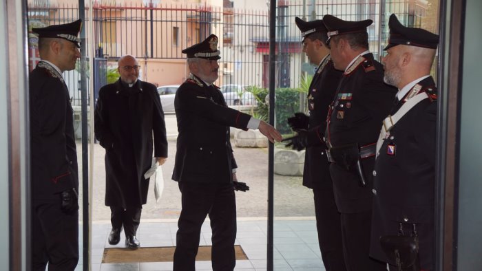 il comandante della legione carabinieri campania a benevento