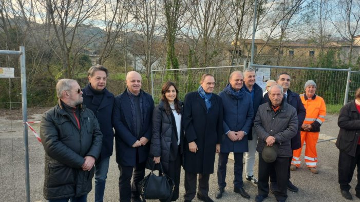 ponte serretelle posa della prima pietra per la nuova opera