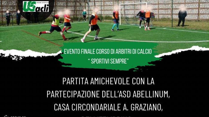 detenuti diventano arbitri di calcio l acli consegna gli attestati in carcere