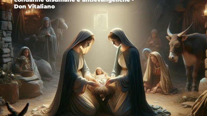 due mamme nel presepe europa l amore vince sempre su invidia e odio