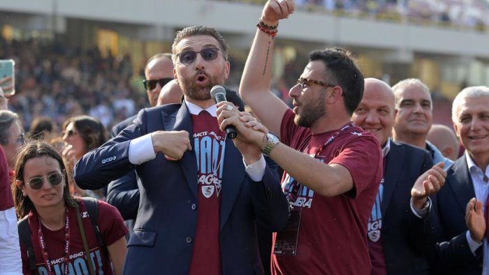 salernitana ufficiale l addio di de sanctis per sempre legato alla citta