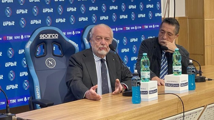 de laurentiis quanto sta accadendo e colpa mia chiedo scusa ai tifosi