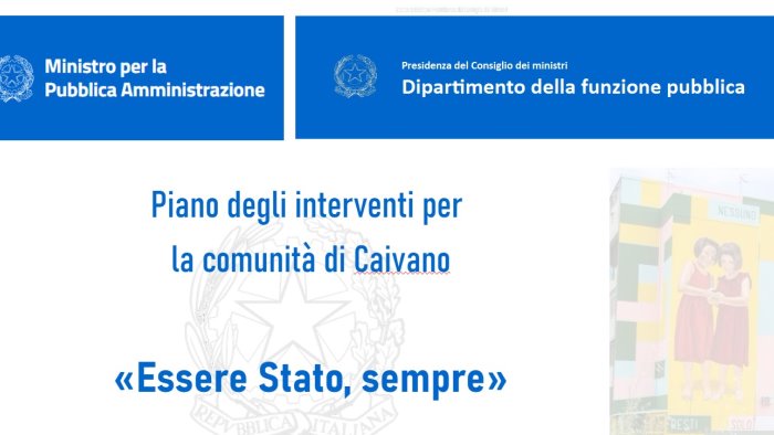 il ministro zangrillo a caivano ecco il piano per le assunzioni