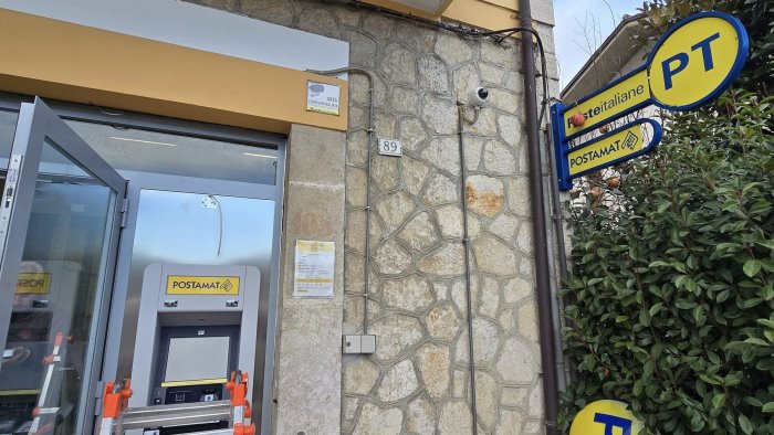 montefredane attivo da domani ad arcella lo sportello atm