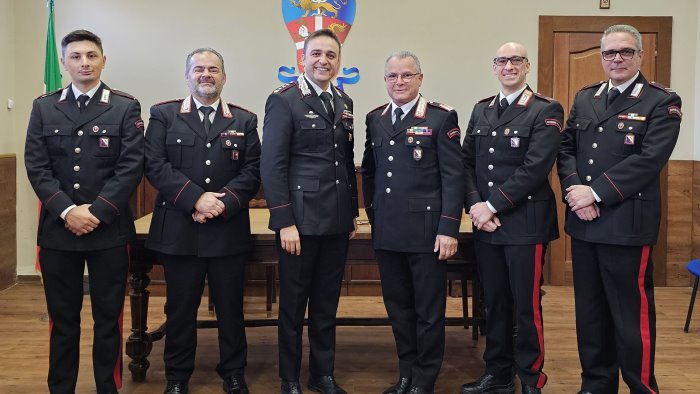 carabinieri cinque nuovi comandanti di stazione per la sicurezza dell irpinia